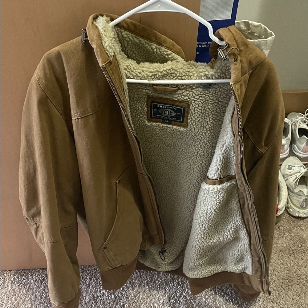 Men's/Women’s Lined Hooded Cotton Zip Jacket